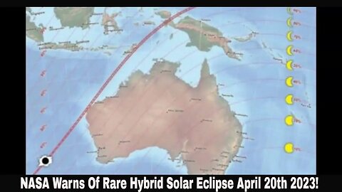 NASA Warns Of Rare Hybrid Solar Eclipse April 20th 2023!