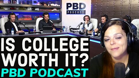 Is the cost of college worth it? ~ PBD Clip ~ Reaction (College teacher reacts)