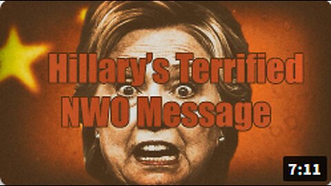 Hillary's Terrified NWO Message- Jon Bowne Report