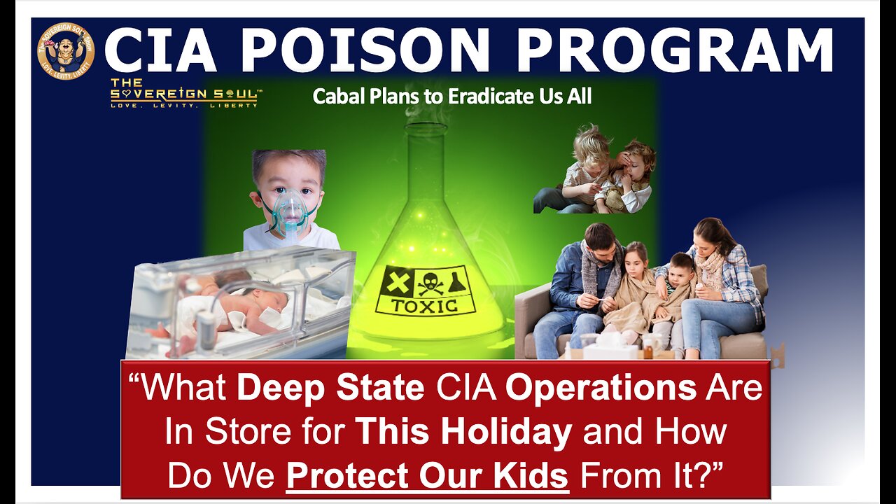 [DS] CIA POISON PROGRAMS What’s In Store For Us This Holiday & How To ...