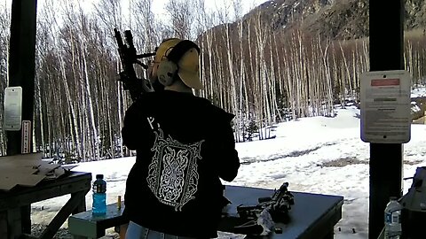 Syph 38 Special +P lever action at the range