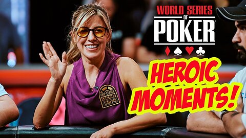 World Series of Poker Main Event 2024 - Every Hero Call ft Kristen Foxen| TN ✅