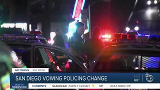 San Diego vowing policing change