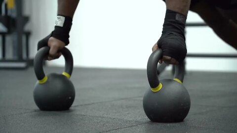 Close Up Video Of Man Doing Push Ups