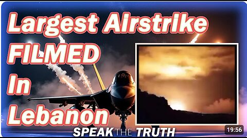 BREAKING Massive Israeli Airstrike Caught On Camera Lebanon Operational Update