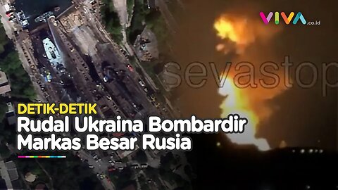 Rudal Ukraina Lumpuhkan Markas Besar Armada Laut Hitam Rusia