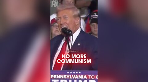 Trump: We Will Evict The Known Communist Kamala Harris & Save America - 8/17/24