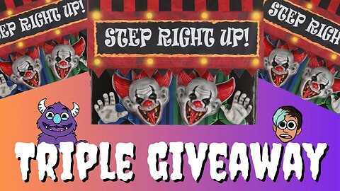 👻Triple Drop Down Clown Giveaway!🤡