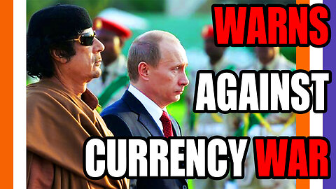 Vladimir Putin Warns Against A Currency War