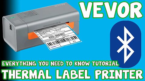 VEVOR Thermal Label Printer Unboxing | Setup | App | Everything You Need To Know