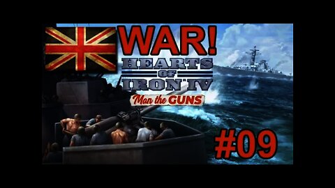 Hearts of Iron IV Man the Guns - Britain - 09 War! Can we Defend France?