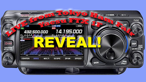 NEW Yaesu FTX 1F REVEAL at Tokyo Ham Fair 2024