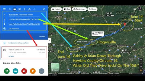 Dog The Bounty Hunter Laundrie In Tennessee - Gabby & Brian Near Ben Hill Rd June 14 - Summer Wells