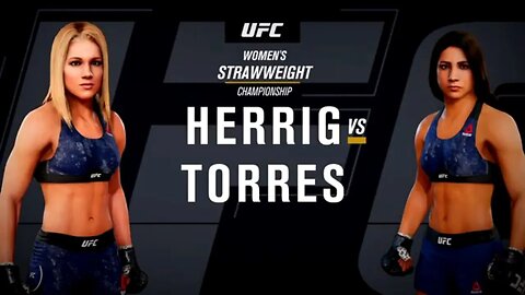 EA Sports UFC 3 Gameplay Tecia Torres vs Felice Herrig