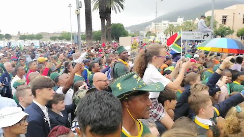 SOUTH AFRICA - Cape Town - Springbok Trophy Tour (Video) (5RX)