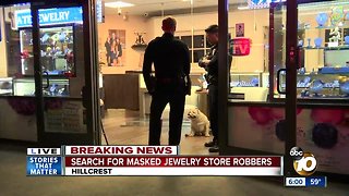 Police respond to jewelry store robbery