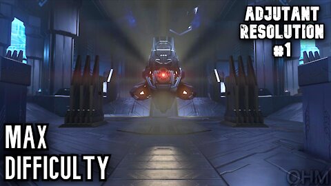 Halo Infinite | Adjutant Resolution #1 Boss Fight on MAX (LEGENDARY) Difficulty - No Commentary