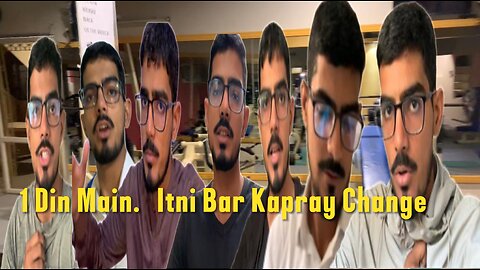 1 Din Main itni Bar Kapray Change || Karachi Ki Condition Check karoo Bus. #SARdailyvloging.