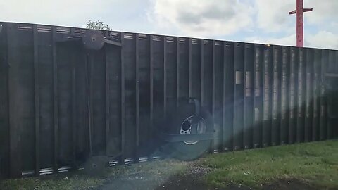 Jimmys Truck Stop Lee Florida Semi Rolled over from Hurricane Idalia