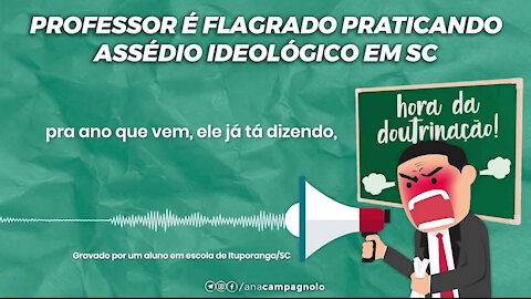 DOUTRINAÇÃO CONTRA BOLSONARO CONTINUA NAS ESCOLAS!