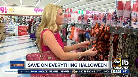 Save big on Halloween deals at 99 cent store