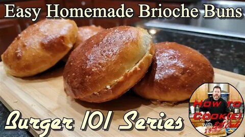 Easy Homemade Brioche Buns