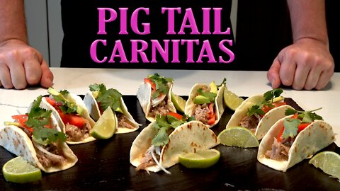 PIG TAIL CARNITAS | How to Cook Pig Tails