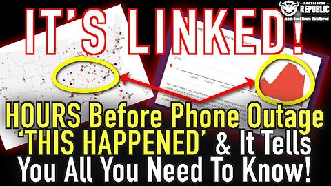 It’s Linked! Hours Before Phone Outage ‘THIS HAPPENED’ & It Tells You Everything You Need To Know!