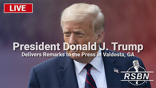 LIVE: President Trump Delivers Remarks to the Press in Valdosta, GA - 9/30/24