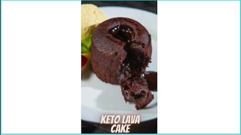 keto lava cake recipe #Keto #Recipes #shorts