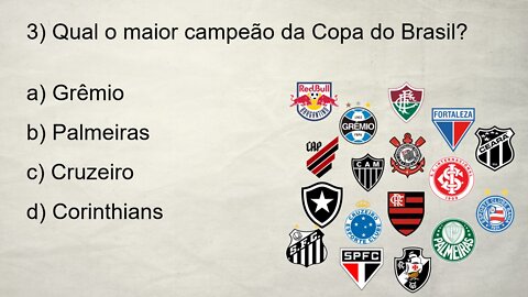 QUIZ DO FUTEBOL BRASILEIRO - 10 PERGUNTAS SOBRE OS CLUBES BRASILEIROS E A SELEÇÃO