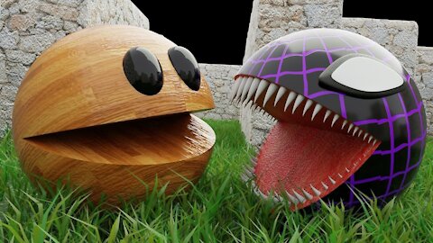 Wood Pacman vs Neo Pacman (The Battle!)