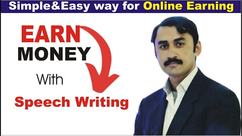 Earn money with speech writing|Online earning|earn online money|Sadar Khan Tv