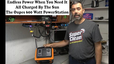 600 Watts Of Silent Power when you need it the most? The Oupes Powerstation Will Run Your Gear!