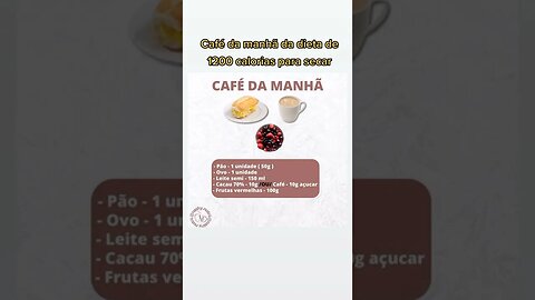 CAFÉ DA MANHÃ PARA EMAGRECER - Vídeos Tiktok #Shorts