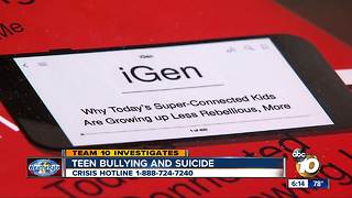 Teen bullying and suicide