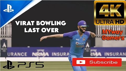 (PS5) Cricket 24 - 5 over match - IND vs PAK- VIRAT KOHLI LAST OVER BOWLING - MYway Gamerz