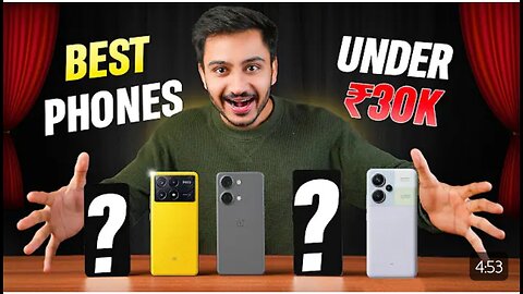 Top 5 Best 5G Smartphones Under ₹30,000 ⚡️⚡️| January 2024