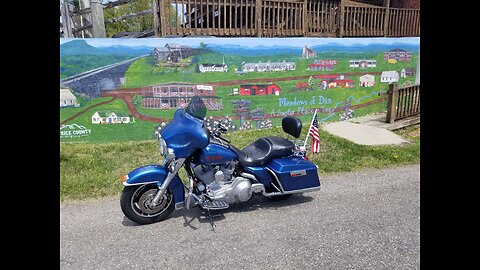 2005 Electra Glide rear brake replaced and took a ride.