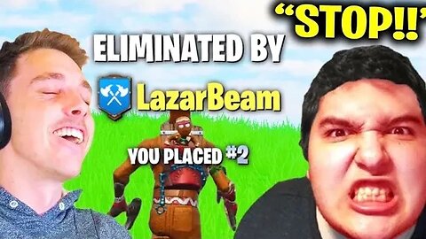 I Stream SNIPED Him As LazarBeam - Fortnite