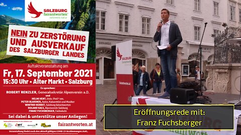 Eröffnungsrede mit Franz Fuchsberger von Fairkabeln