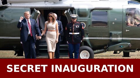 WAS TRUMP INAUGURATED IN SECRET CEREMONY?