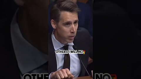 Hawley and Biden Judge Nominee CLASH! #shorts #news #politics #shortsvideo