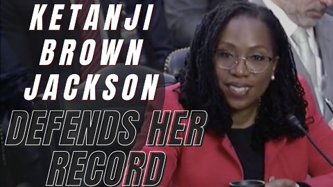 Ketanji Brown Jackson defends her record under grilling from U.S. Senate Republicans