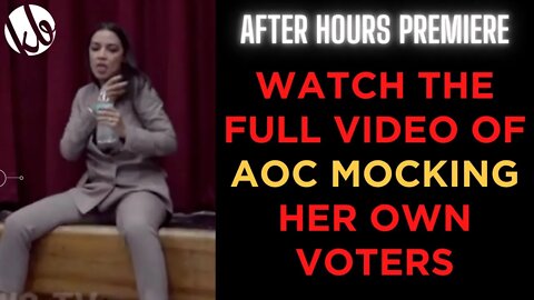 AOC mocked her own voters and conservatives rise up! Watch the full video from the meeting