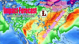 Growing Tornado Threat, Huge Damaging Wind Threat, Large Hail & Flooding - The Weatherman Plus