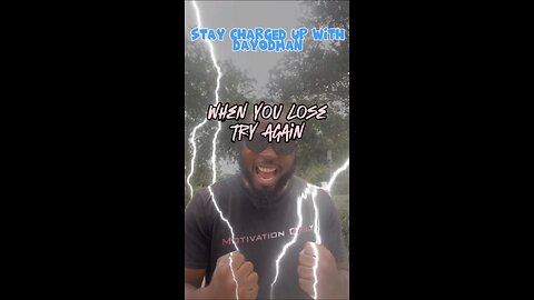 When You Lose #dayodman #motivation #eeyayyahh #tryagain #win