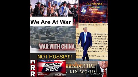 WAR W/CHINA CCP, MASSIVE CCP CYBER ATTACK, INSURRECTION ACT