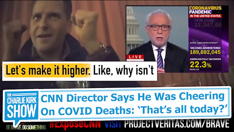 CNN Director Says He Was Cheering On COVID Deaths: ‘That’s all today?’