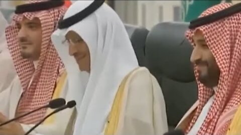 Saudi Prince Unable to Contain His Laughter as Biden's Handlers Go Berserk